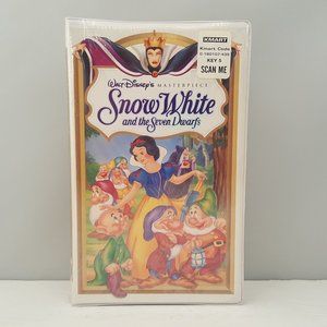 Walt Disney SNOW WHITE AND THE SEVEN DWARFS MASTERPIECE VHS 1524